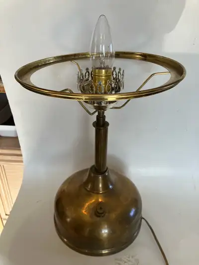 Vintage Coleman Lamp  Converted to electric. Beautiful lamp, , View more