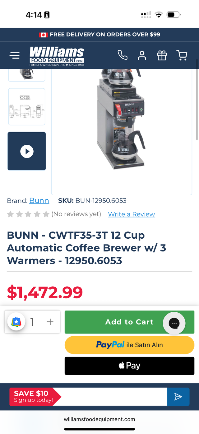 Cafetière pour restaurant/ Cafetière commerciale BUNN Omatic in Other in Laurentides - Image 10