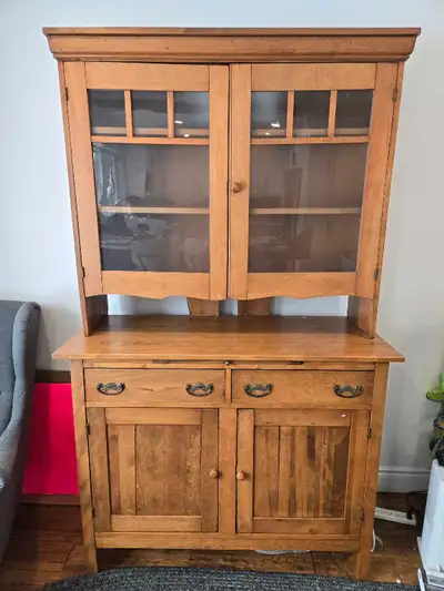 Solid Wood Dinning Hutch, View more