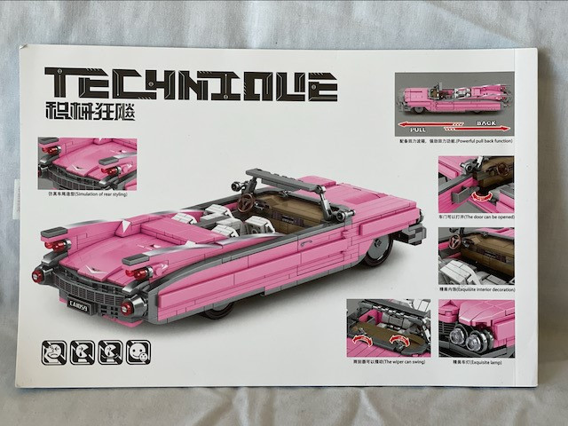 Pink Cadillac - Vintage Classic Car  100% compatible with Lego dans Jouets et jeux  à Longueuil/Rive Sud - Image 3