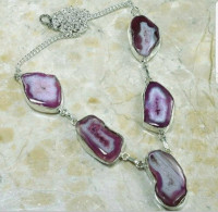 Druzy Agate Necklace New