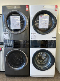 Brand NEW Laundry Washer & Dryer Towers ELTE760CAW & ELTE730CAW