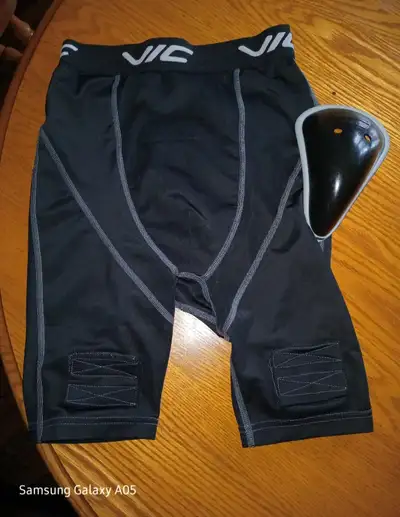Jr medium baseball,hockey Vic compressed jock shorts, View more