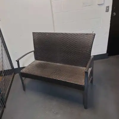 Wicker Patio Loveseat, View more
