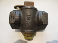 Meuller H-1117 Gas Meter Valve with Lockwing and Test Port.