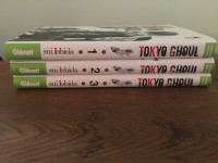 Tokyo Ghoul manga - Les 3 premiers tomes