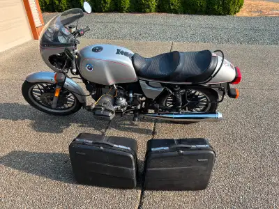 1982 BMW R100 boxer with Krauser hard luggage. Overall good shape, runs well, no drops or crashes wh...