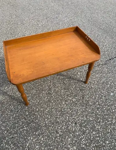 Vintage Wood Side Table or desk for small child , View more