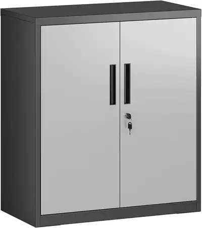 Tira Storage Cabinet with Lock, Shelves Metal, View more