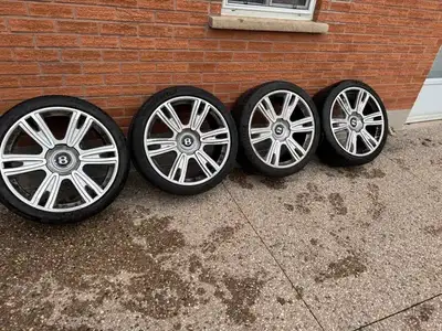 Rims are in great shape Tires are average