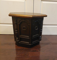 2 door dark brown laminate cabinet