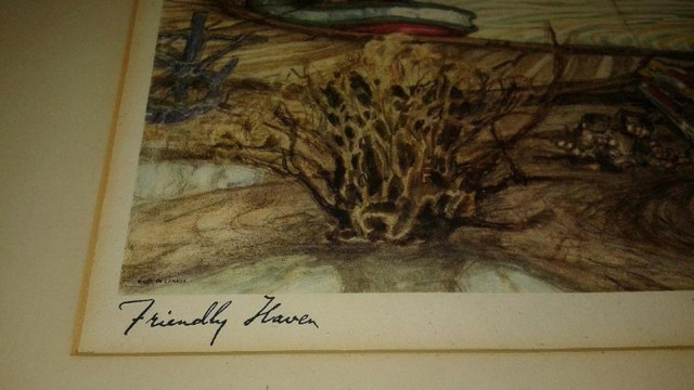 FRIENDLY HAVEN - wood framed print - Artist: Nicholas HORNYANSKY in Arts & Collectibles in Oshawa / Durham Region - Image 4