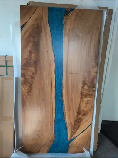 (OPEN-BOX) 72" x 36" River Epoxy Table / Tabletop, View more