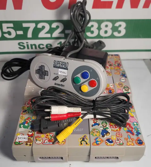 SNES Console With Controller 