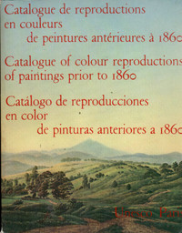 Catalogue de reproductions en couleurs de peintures antérieures