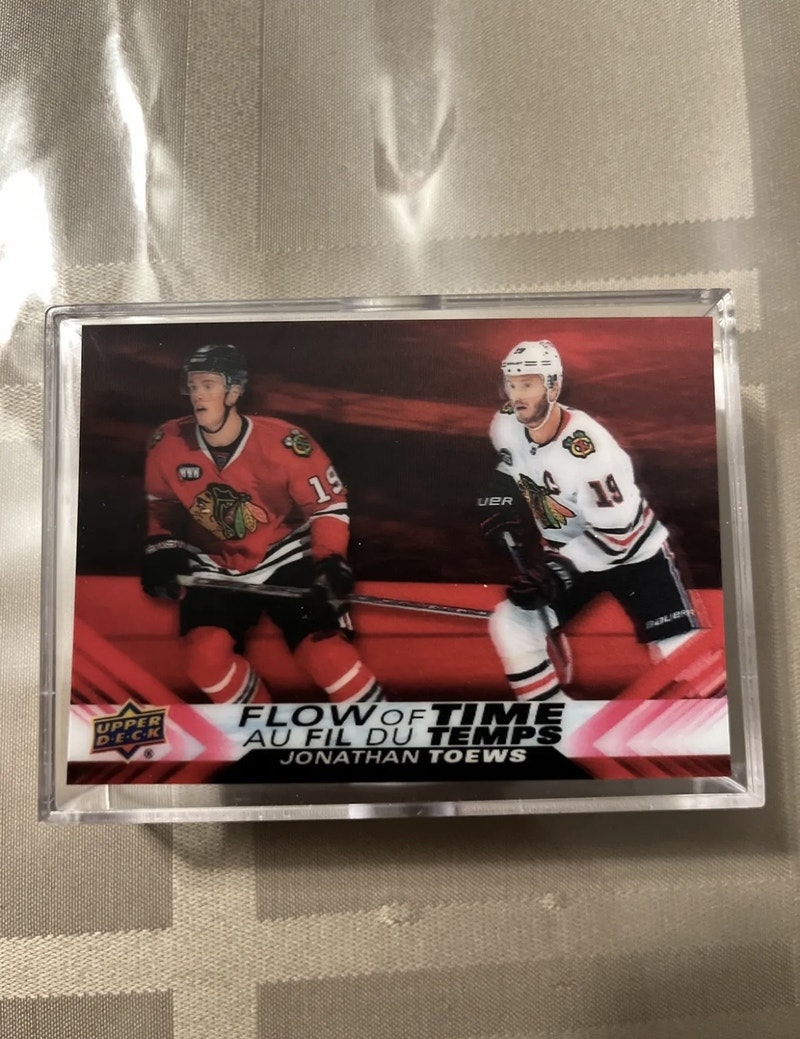 Flow Of Time Jonathan Toews Tim hortons Hockey Card 20222023 Arts