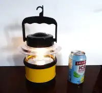 Collapsible camping battery light