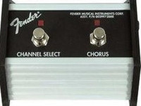 Fender footswitch CH. SELECT + CHORUS buttons