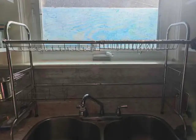 Over the sink dish drying rack540259711881717761