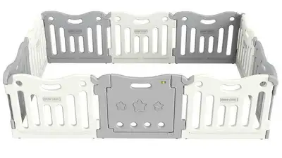 Baby Care FunZone PlayPen - Melange Grey, View more
