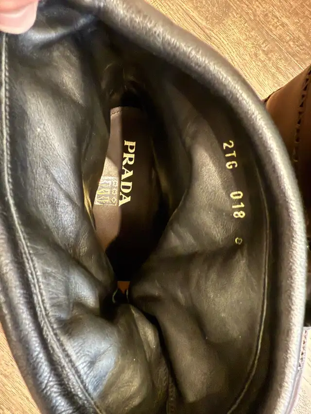 Brand New Prada Combat Boots- Mens size 9 in Men's Shoes in Mississauga / Peel Region - Image 6
