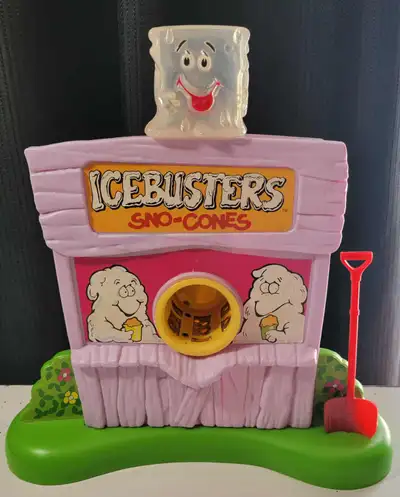 Vintage 1985 Ice Busters Sno-Cones Machine Snow Cone Maker comes with mini shovel. ready to make con...