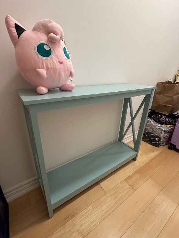 Coffee table with storage (sea foam blue colour) for $30 in Coffee Tables in City of Toronto - Image 2