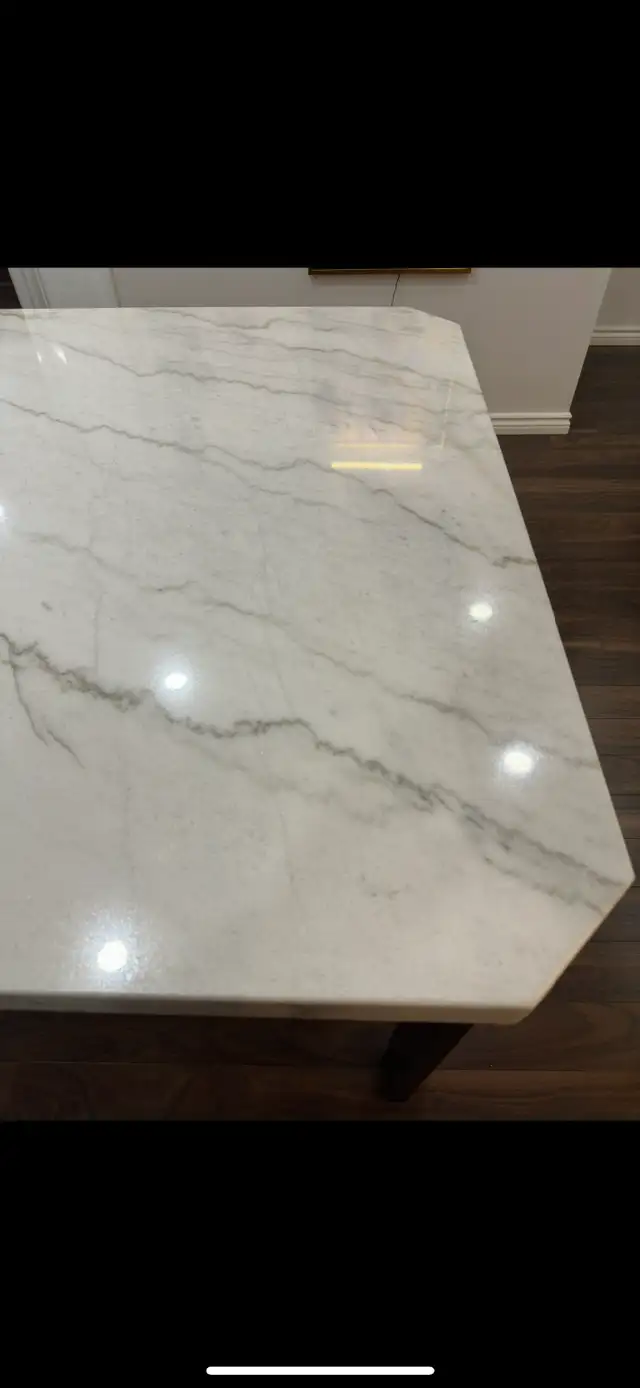 Marble Top Solid Wood Base Dining Table63234728315009123