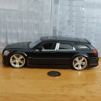 Jada Toys Dub City 2006 Dodge Magnum R/T - 1/24 Scale - Black, View more