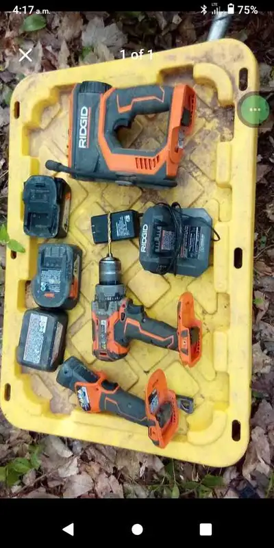 rigid cordless power tools, View more