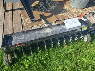 Brinly Aerator 44'' blade attachment for riding tractor $320 obo