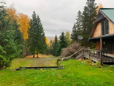 2bed 2bath Log Home $1777 Peaceful, secure, and comfortable, this log house is on a terrace above Hi...