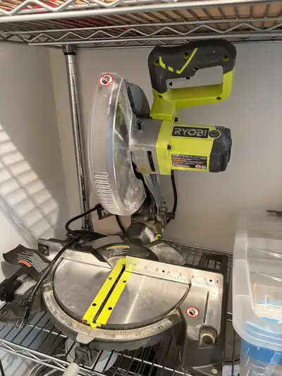 ryobi miter saw Used once