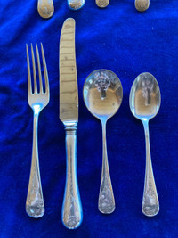 BIRKS Sterling Flatware BRENTWOOD Luncheon place settings 