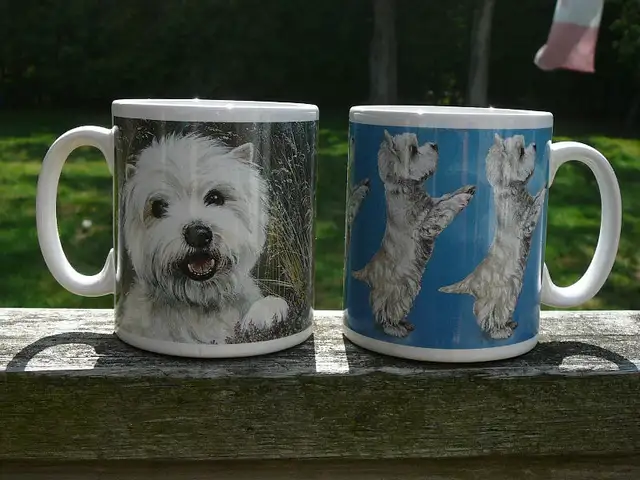 West Highland White Terrier mugs, Westie coffee mugs, westi mug in Other in Oakville / Halton Region - Image 4