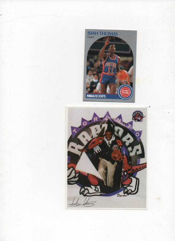 ISIAH THOMAS PHOTOS RAPTORS in Arts & Collectibles in Oshawa / Durham Region