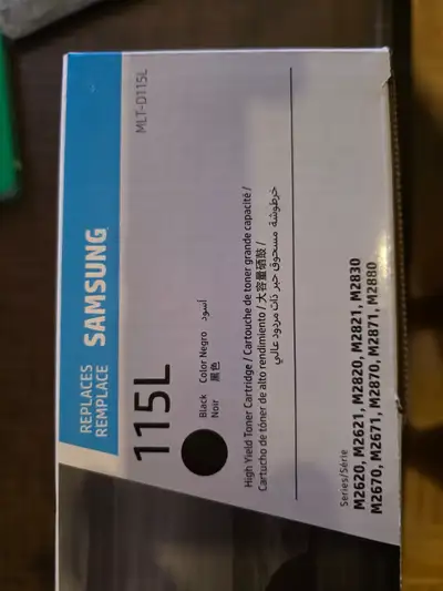 Genuine Samsung MLT-D115L High Yield Black Toner Cartridge, View more