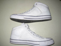 Converse Chuck Taylor All Star White Leather High Street Mens 10