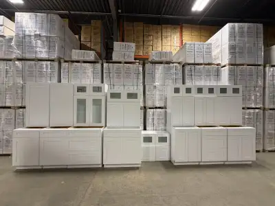 Premium Quality White Shaker Kitchen Cabinet Set Clearance Sale!, View more