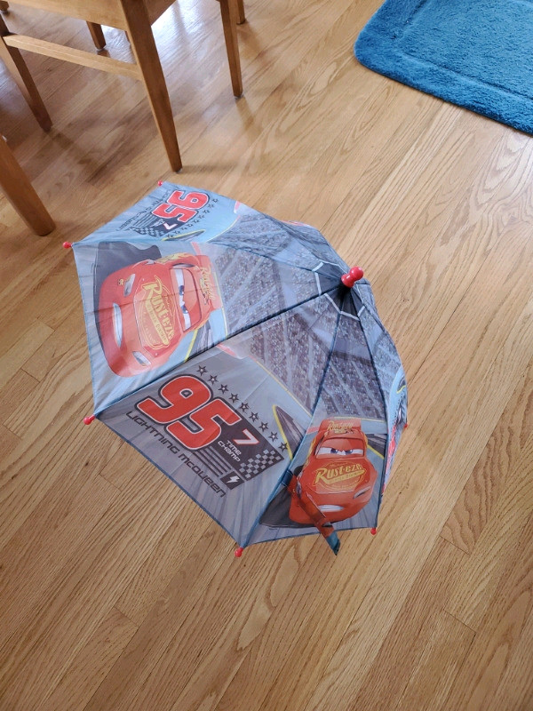 Kids Lightning McQueen umbrella  in Toys & Games in Red Deer - Image 2
