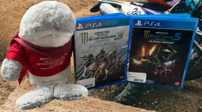 Gear up and get dirty in Monster Supercross for PS4! We have #3 for $14.95, and #4 for $19.95! Ask a...
