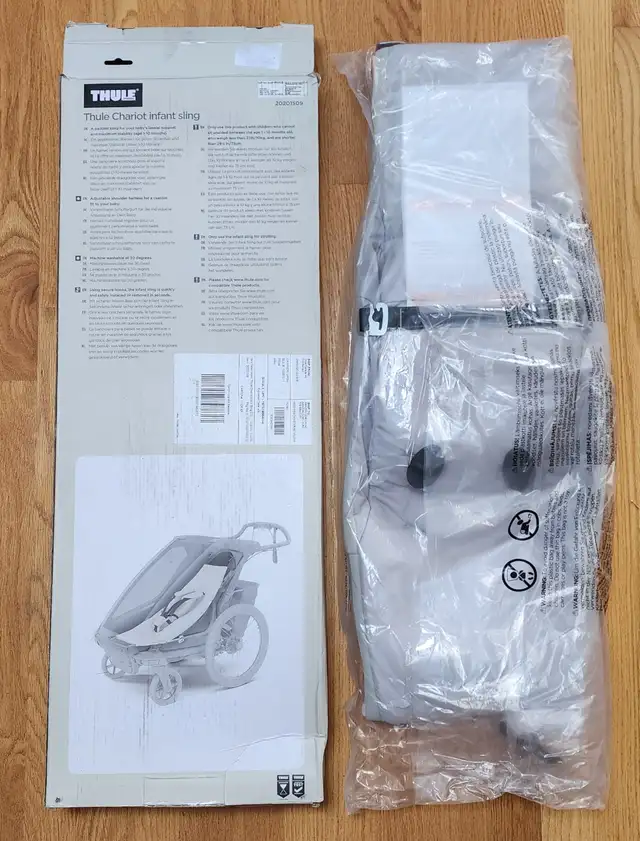 Thule Chariot Infant Sling 2.0 Model 20201509 Newborn 1-10 Month in Strollers, Carriers & Car Seats in London - Image 4