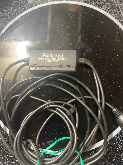 Electronic Drum Interface with MIDI in/out. USB connection makes recording fast and simple , connect...