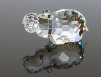 SWAROVSKI Crystal  LARGE HIPPOPOTAMUS Figurine