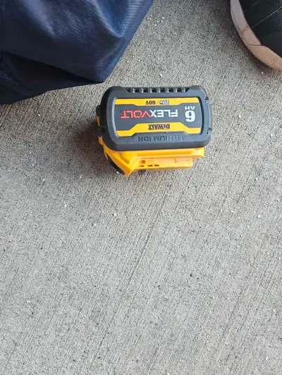 Great used condition 1/4 inch Dewalt Driver, Ridgid subcompact brushless reciprocating saw and 60v F...