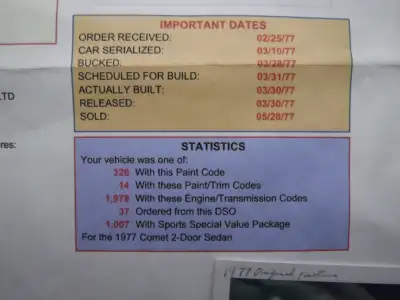 $19,999 ! WINDOW SHOPPERS KEEP SHOPPING! 1 of 14 Factory built cars. Up for sale is my 1977 Mercury...