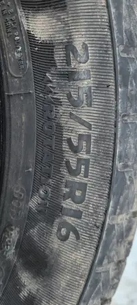 Tires 215/55/R16 winter