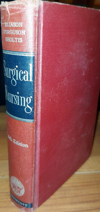 1955 Surgical Nursing Nurse HC Medical Book
