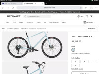 2022 Specialized Crossroads 3.0 Large New
