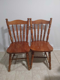 Solid Wood dinning chairs